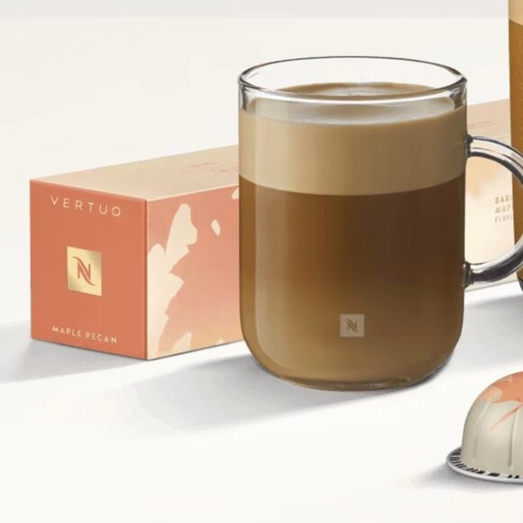 Nespresso MAPLE PECAN Coffee Capsule Pods for Vertuo -1 Sleeve /10 Pods NEW 5/26 - Picture 1 of 5